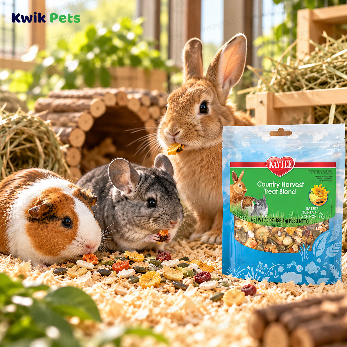 Lifestyle of Kaytee Country Harvest Small Animal Treat Blend 7-oz