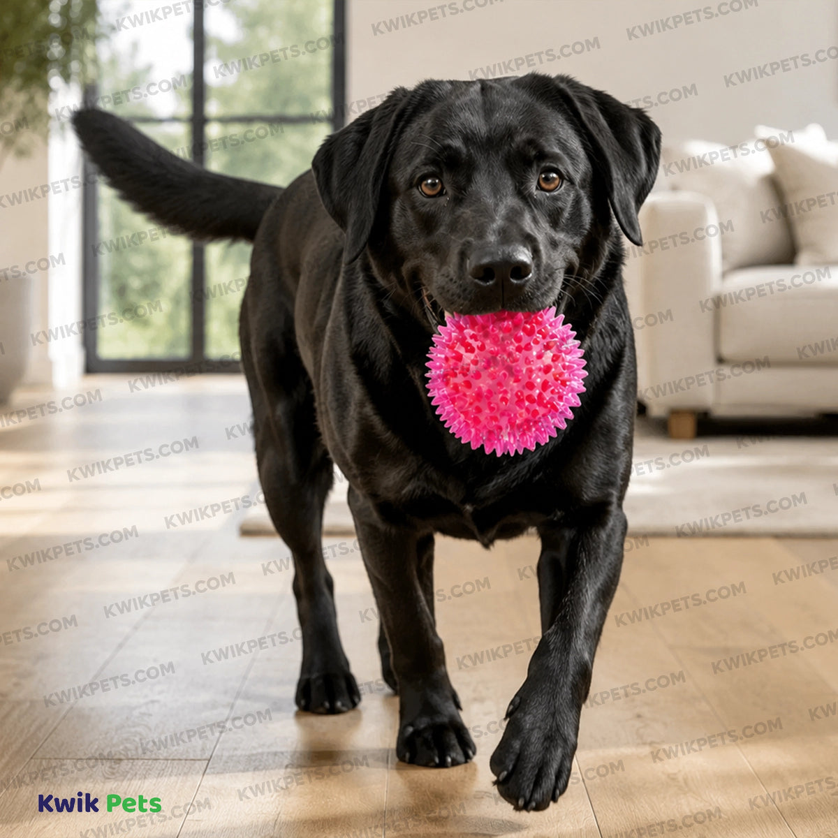 Lifestyle of Petsport USA Gorilla Ball Dog Toy Assorted Large 4-in