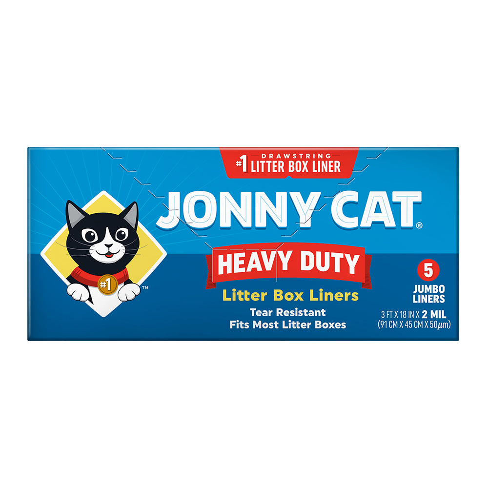 Jonny Cat Drawstring Litter Box Liners Jumbo 5 Count