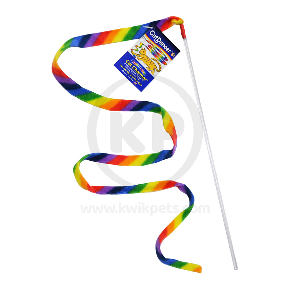 Front of Cat Dancer Products Charmer Cat Toy Multicolor One Size
