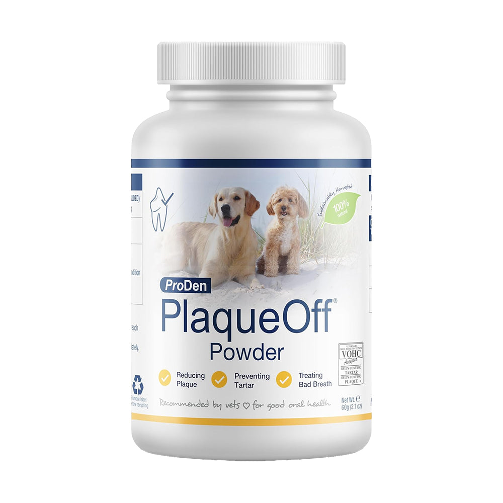 NaturVet Proden PlaqueOff Powder for Dogs 60g, Kwik Pets