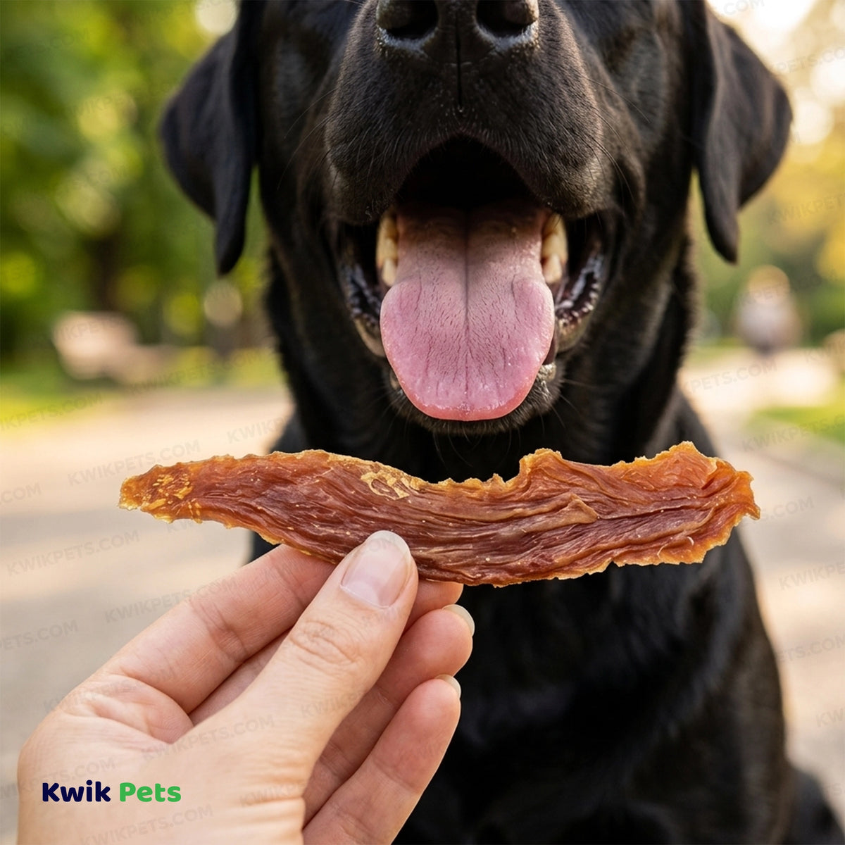 Lifestyle of Savory Prime Natural Duck Jerky Dog Treats 16-oz
