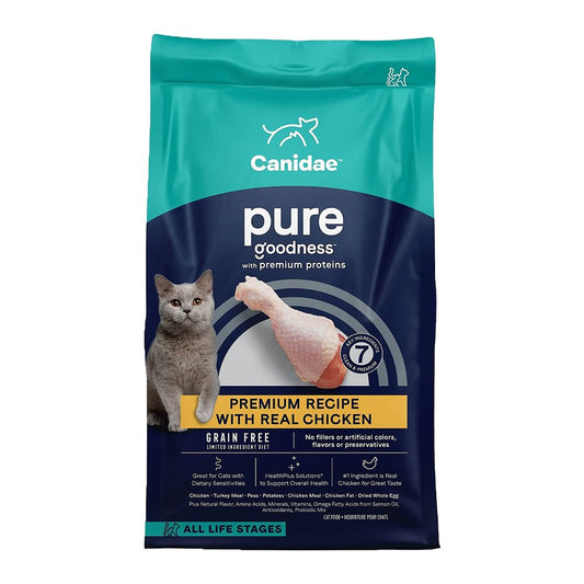 Canidae Pure Grain-free Limited Ingredient Diet Dry Cat Food Elements Formula W/chicken,10-lb