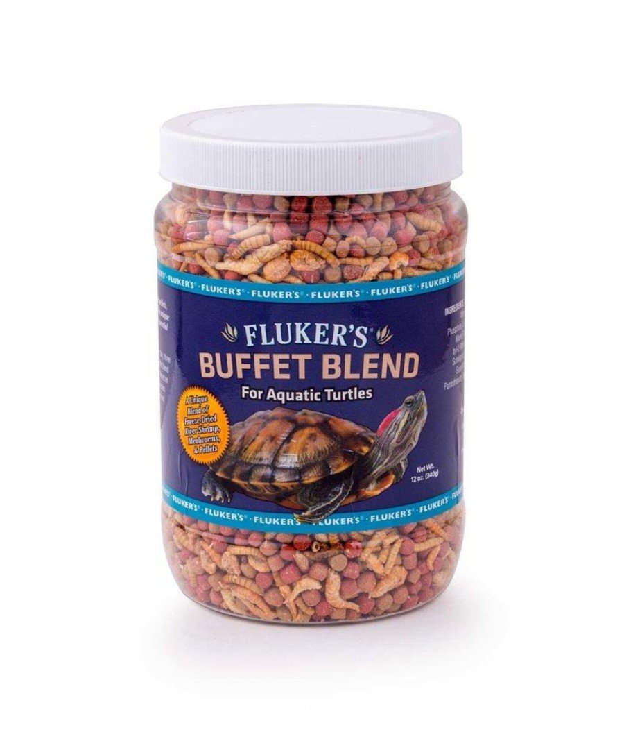 Fluker's Buffet Blend Aquatic Turtle Formula Freeze-Dried Food 12-oz, Kwik Pets