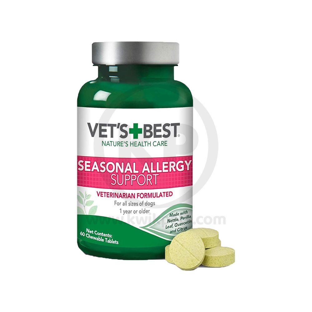 Vet's Best Seasonal Allergy Support 60 Tabs, Vet's Best
