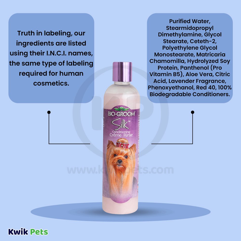 Bio Groom Silk Conditioning Cream Rinse 12-oz Image 2