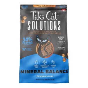 Tiki Pets Cat Solutions Mineral Balance Grain-Free Dry Cat Food Chicken 5.6-lb, Kwik Pets