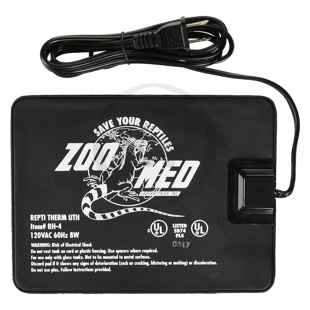 Zoo Med ReptiTherm Under Tank Heater (U.T.H) 16W 8 in X 12 in Medium, Kwik Pets