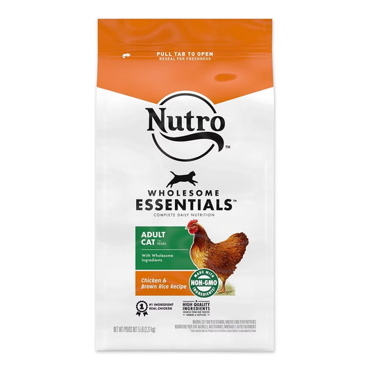 Nutro Products Wholesome Essentials Dry Cat Food 5-lb, Nutro