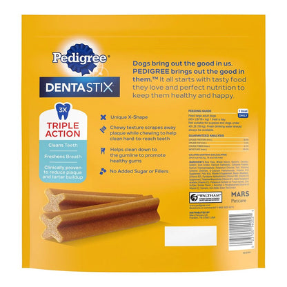 Pedigree DENTASTIX Dog Dental Treat Original w/Real Chicken, 32 ct, Pedigree