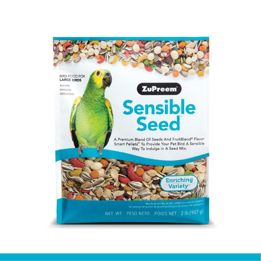 ZuPreem Sensible Seed Bird Food Large Birds, 2-lb
