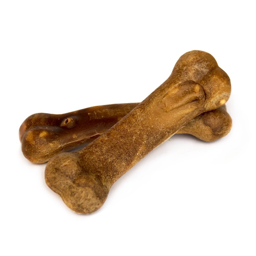 Real Image of Nylabone Healthy Edibles All-Natural Long Lasting Chew Treats Variety Pack Roast Beef Chicken & Bacon Small/Regular - Up To 25 Ibs 3 Count