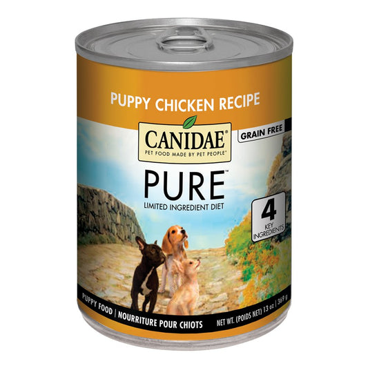 CANIDAE PURE Grain-Free Foundations Puppy Wet Dog Food Chicken, 13-oz