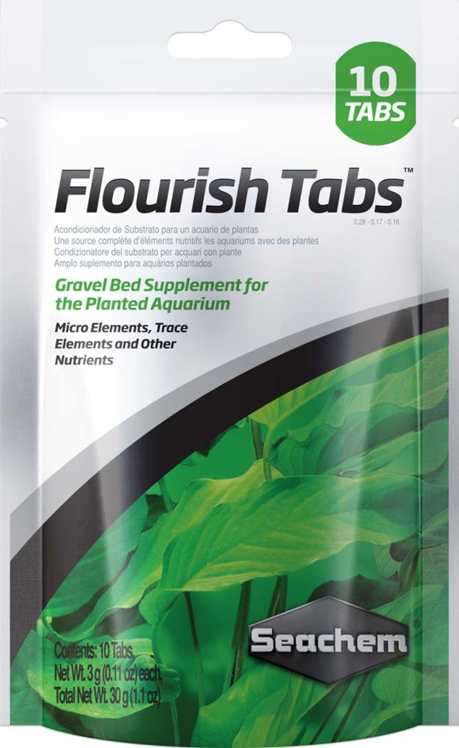 Seachem Flourish Tabs Plant Supplement 10 Count 1.1-oz