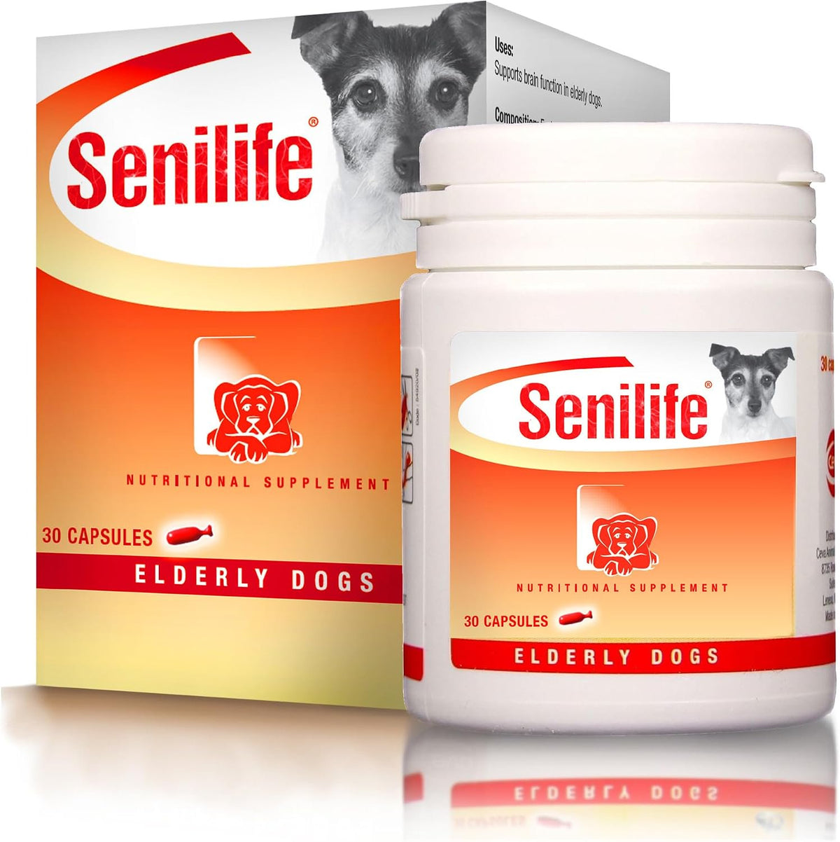 Cera Senilife Nutritional Supplement Brain Health Capsule for Elderly Dogs 30 Count