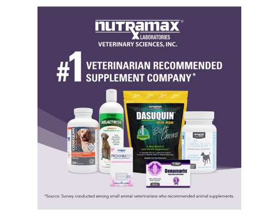 Nutramax Laboratories Denamarin Liver Health Supplement Tablets for Cats and Small Dogs 30 Count