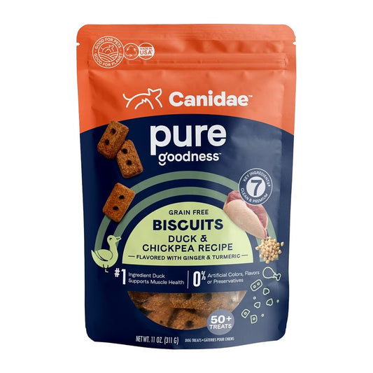 CANIDAE PURE Heaven Grain-Free Biscuit Dog Treats, 11-oz