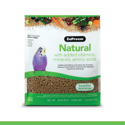 ZuPreem Natural Bird Food Parakeets 2.25-lb