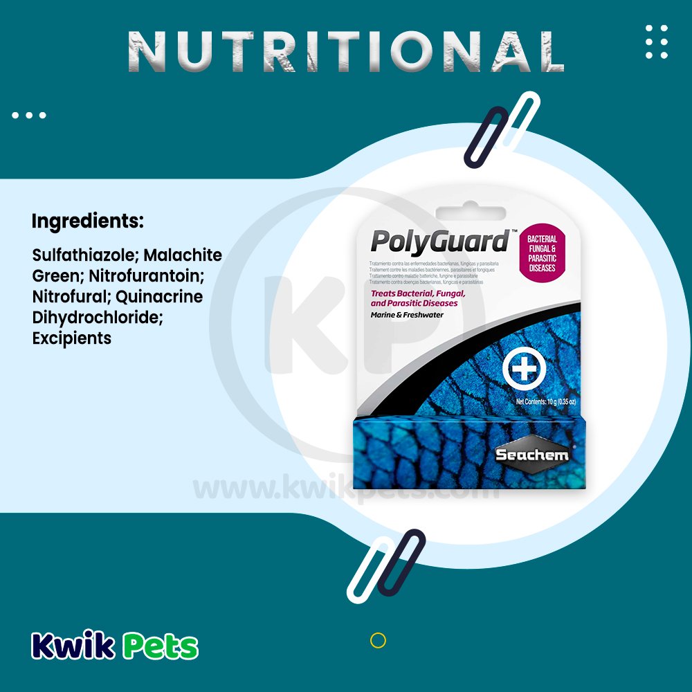 Seachem Laboratories PolyGuard Diseases Treatment Nutritional