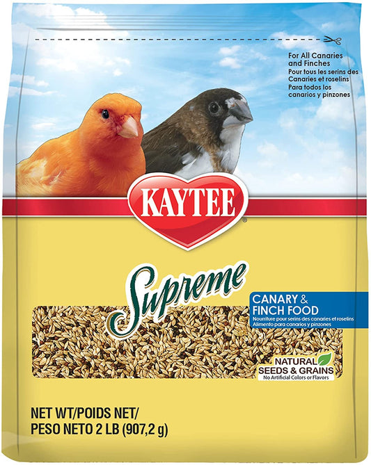 Kaytee Supreme Canary & Finch Food 2-lb, Kaytee