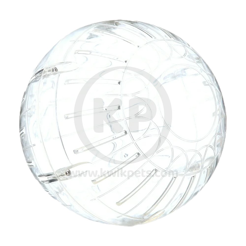 Lee's Aquarium & Pet Products Kritter Krawler Clear View-Thru Running Ball Standard, Kwik Pets