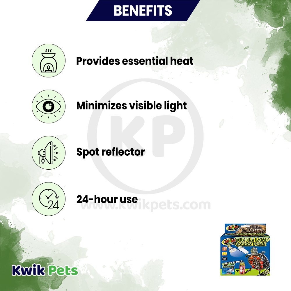 Zoo Med Turtle Lamp Combo Pack Benefits