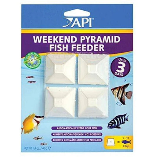 API 3-Day Pyramid Fish Feeder 4pk