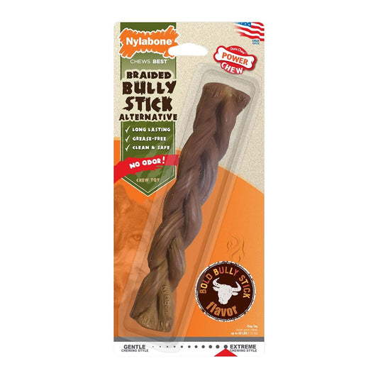 Nylabone Power Chew Elk Bone Alternative Chew Toy Bully Stick, Large/Giant - Up To 50 lb, Nylabone