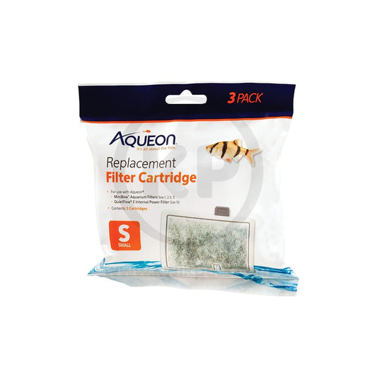 Aqueon Mini Bow Replacement Filter Cartridges Small 3 Pack, Aqueon