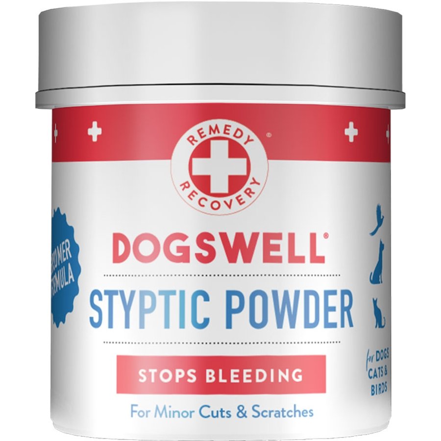 Dogswell Remedy + Recovery Styptic Powder for Dogs, Cats & Birds 1.5-oz, Kwik Pets