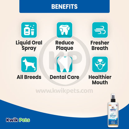 Nylabone Advanced Oral Care Dental Spray Fresh Breath, 4-oz, Nylabone