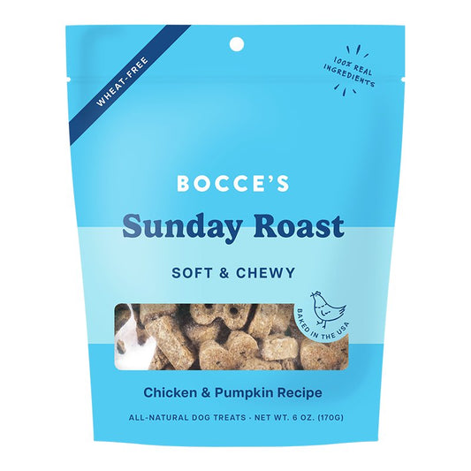 Bocce's Bakery Dog Soft & Chewy Sunday Roast 6-oz, Bocce's Bakery