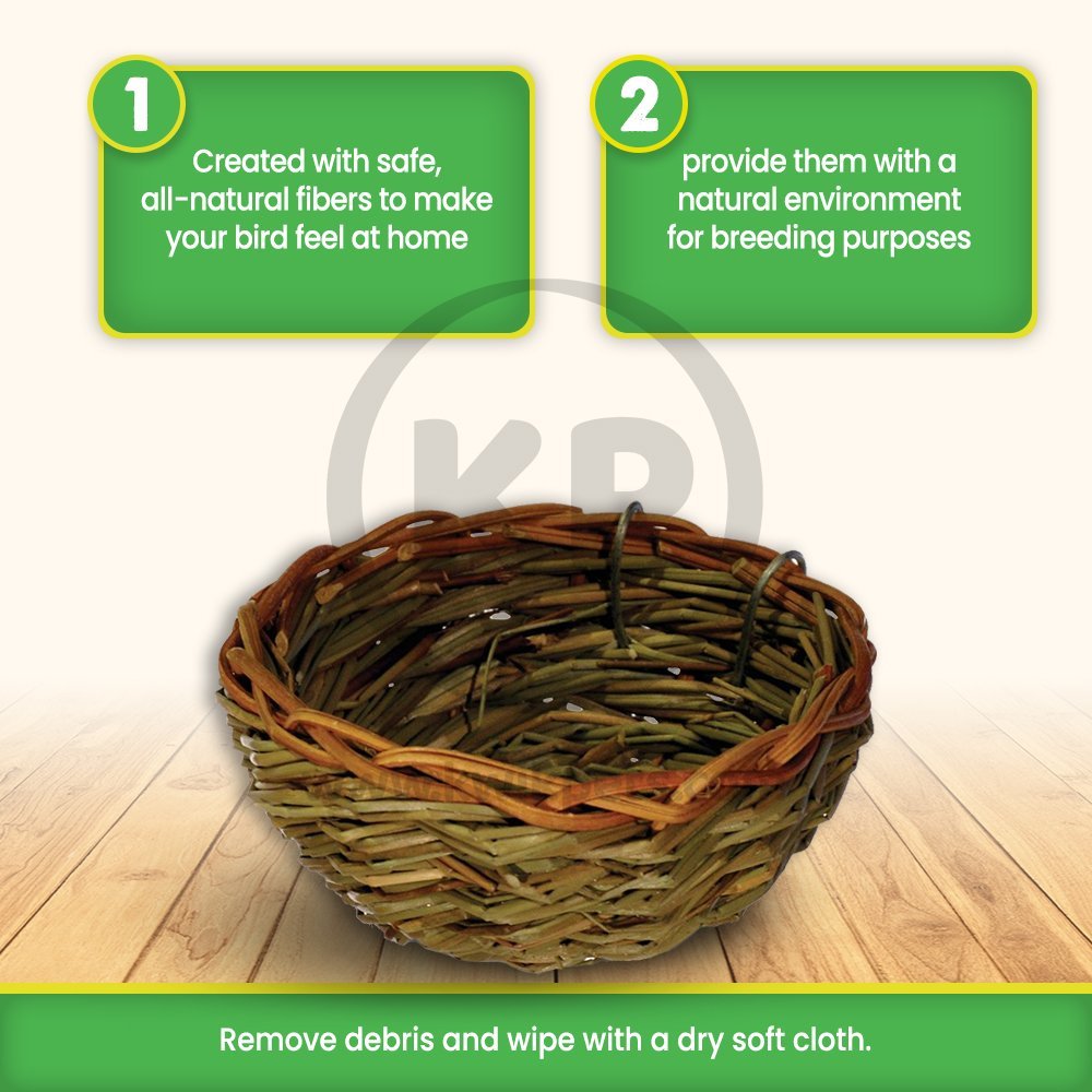 Benefits of Prevue Pet Products Canary Twig Nest Mat Grass Bamboo