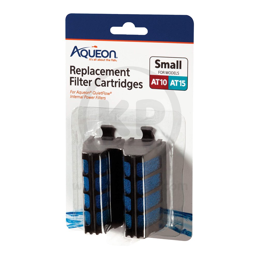 Aqueon Filter Cartridge QuietFlow Internal Power Filter Mini/Small 2 Pack, Aqueon