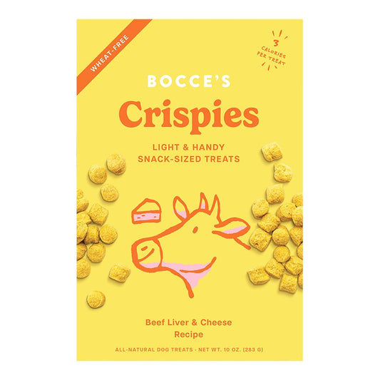 Bocce's Bakery Dog Crispies Beef Liver & Cheese 10-oz, Bocce's Bakery