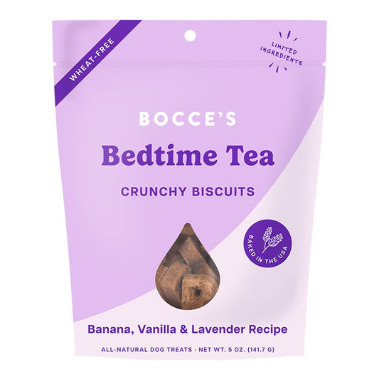 Bocce's Bakery Dog Biscuits Bedtime Tea 5-oz, Bocce's Bakery