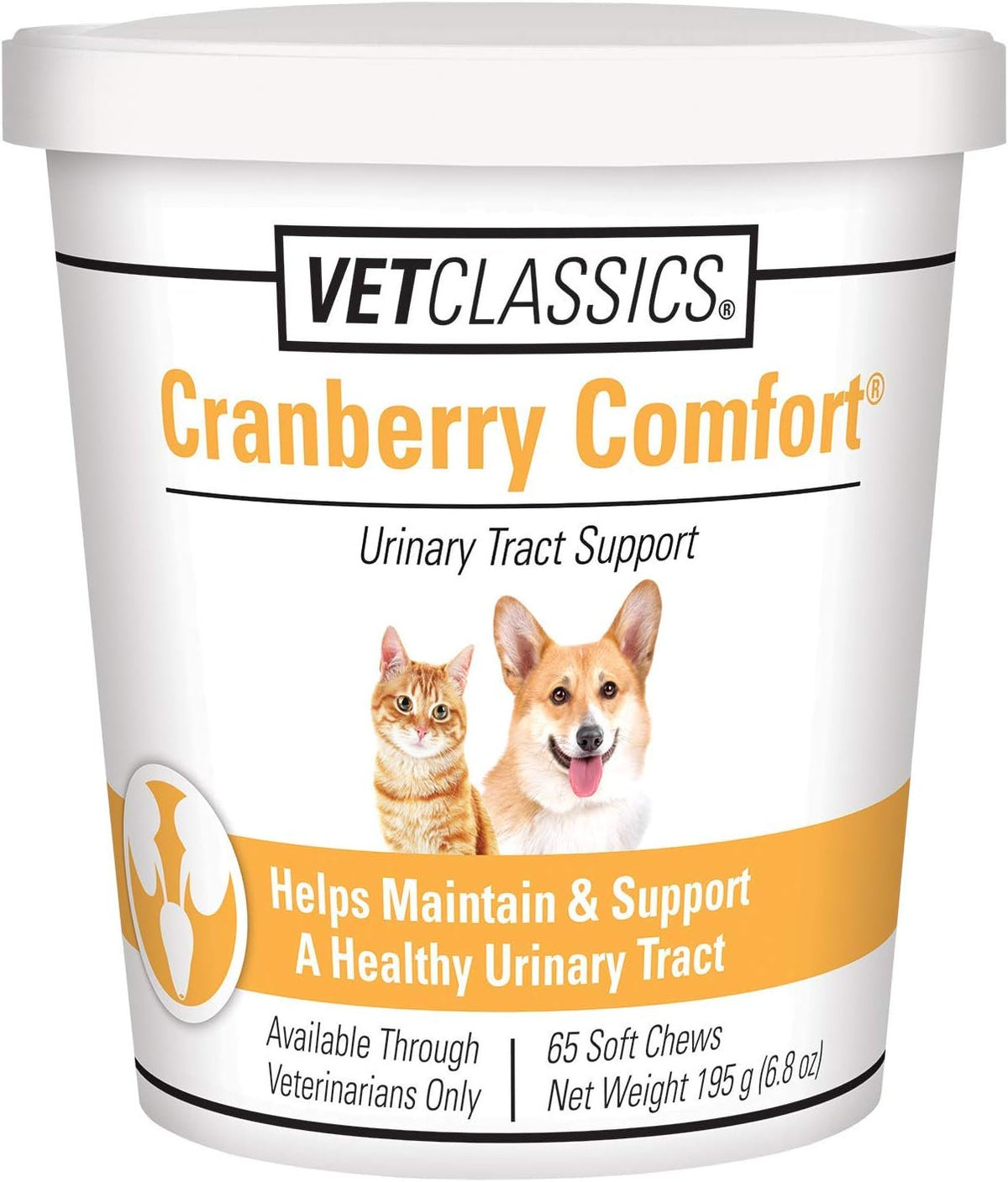 VetClassics Cranberry Comfort Urinary Tract Support Soft Chew Dog & Cat Supplement 65 Count
