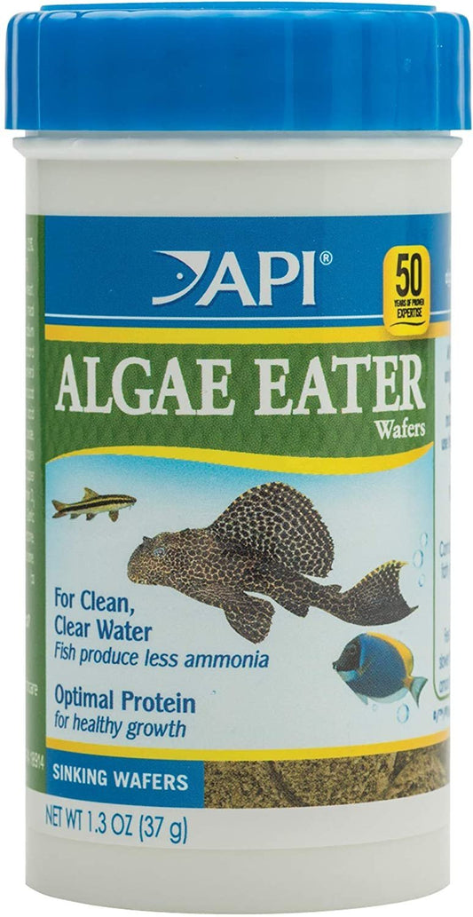 API Algae Eater Premium Sinking Wafer Fish Food 1.3oz - Kwik Pets