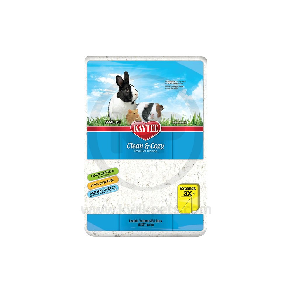 Buy Kaytee Clean Cozy White Paper Bedding 85 Liters Kwik Pets