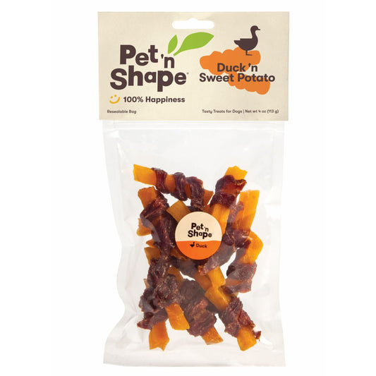 Pet 'N Shape Duck 'n Sweet Potato Dog Treat, 4-oz, Pet 'N Shape