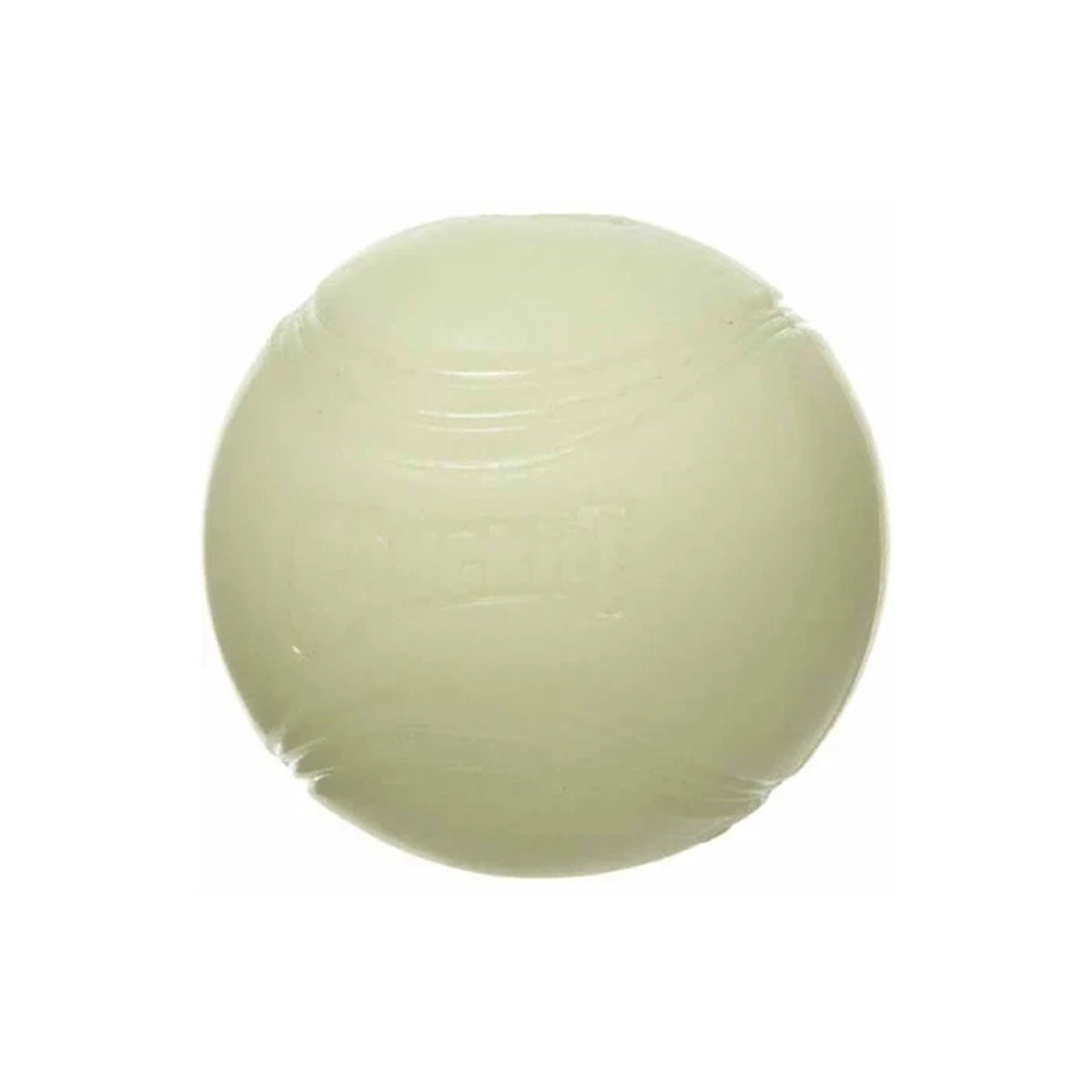 White ball image of Chuckit! Max Glow Ball Dog Toy Medium