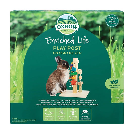 Oxbow Animal Health Enriched Life Play Post Small Animal Toy, One Size, Oxbow