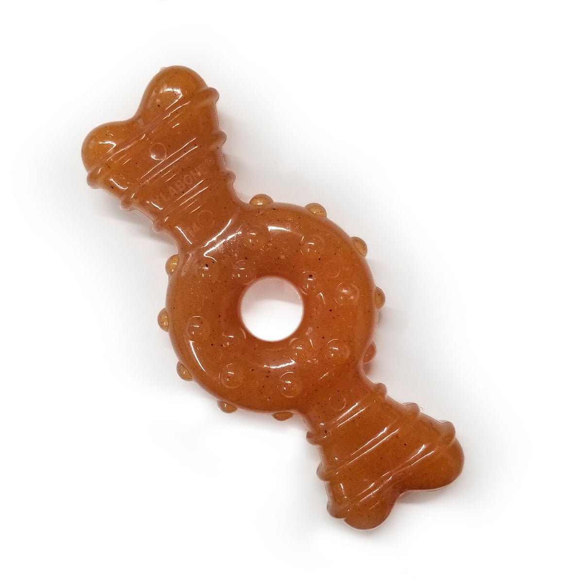 Nylabone Puppy Chew Ring Bone Chicken Flavor Medium/Wolf - Up To 35 lb, Nylabone