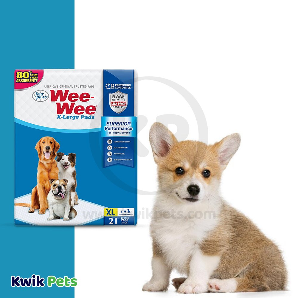 Buy Four Paws Wee-Wee Superior Performance X-Large Dog Pee Pads 21 Count