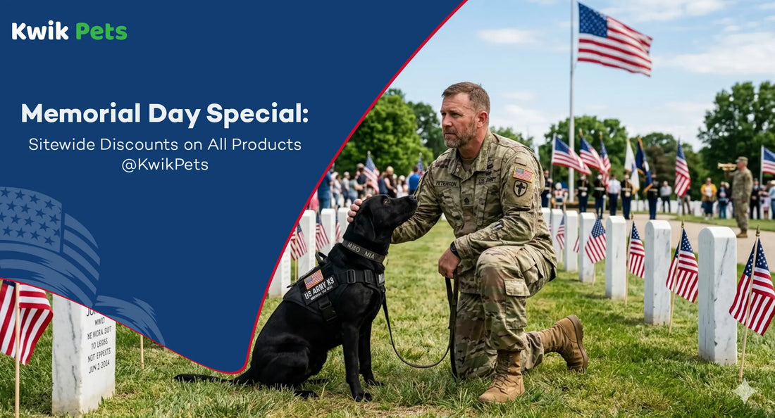 Memorial Day Special: Sitewide Discounts on All Products @KwikPets