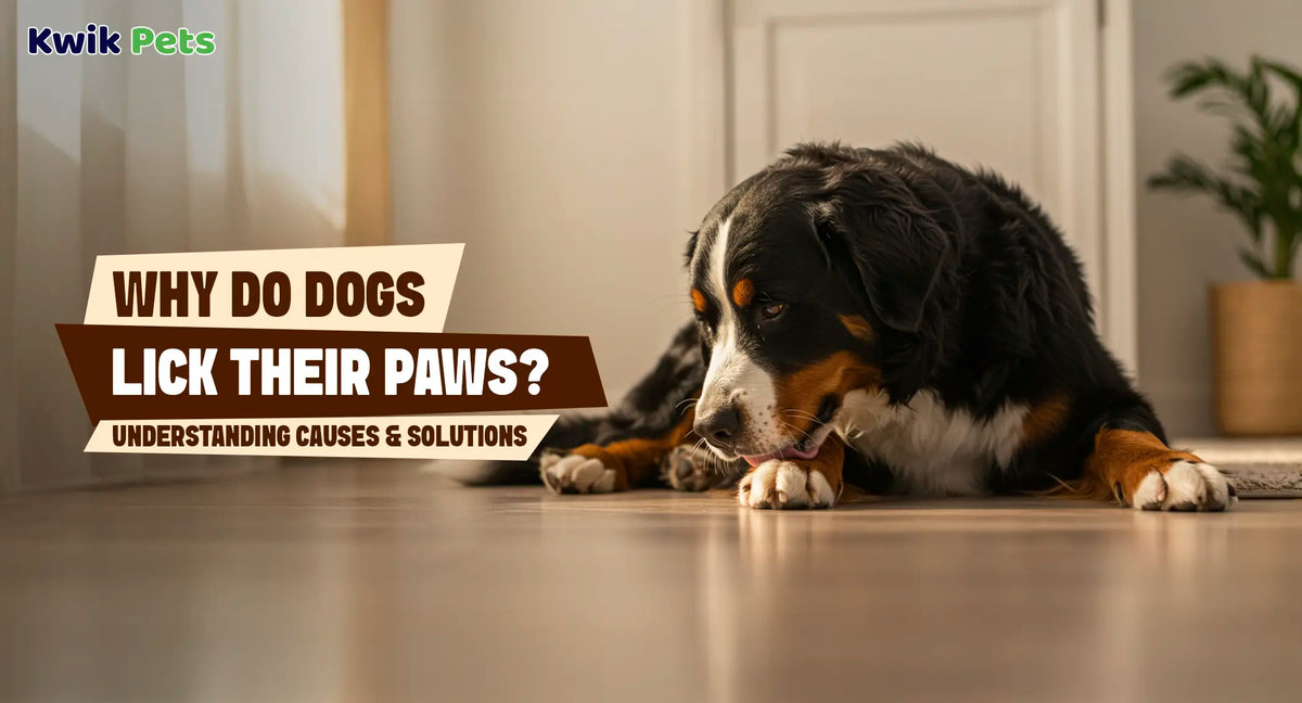 Why Do Dogs Lick Their Paws? Understanding Causes and Solutions