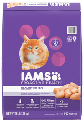 IAMS Proactive Health Kitten Dry Cat Food Chicken 16-lb