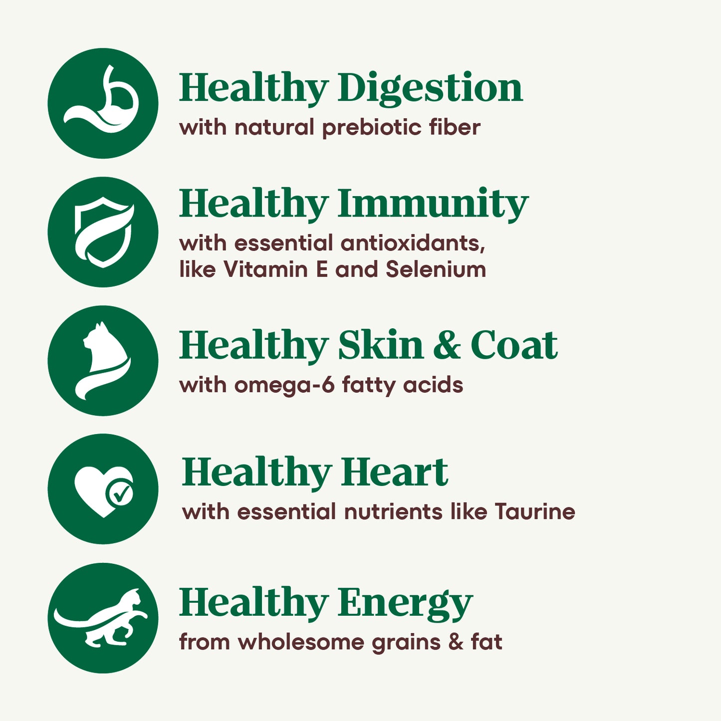 Benefits of Nutro Wholesome Essentials Chicken & Brown Rice Recipe Senior Dry Cat Food 14-lb