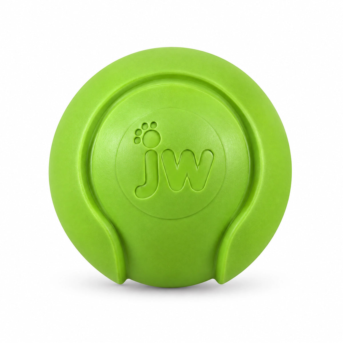 Front of JW Pet iSqueak Bouncin' Baseball Dog Toy Assorted Medium