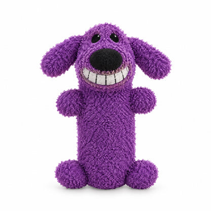 Front of Multipet Loofa Dog Toy Assorted Mini 6-in